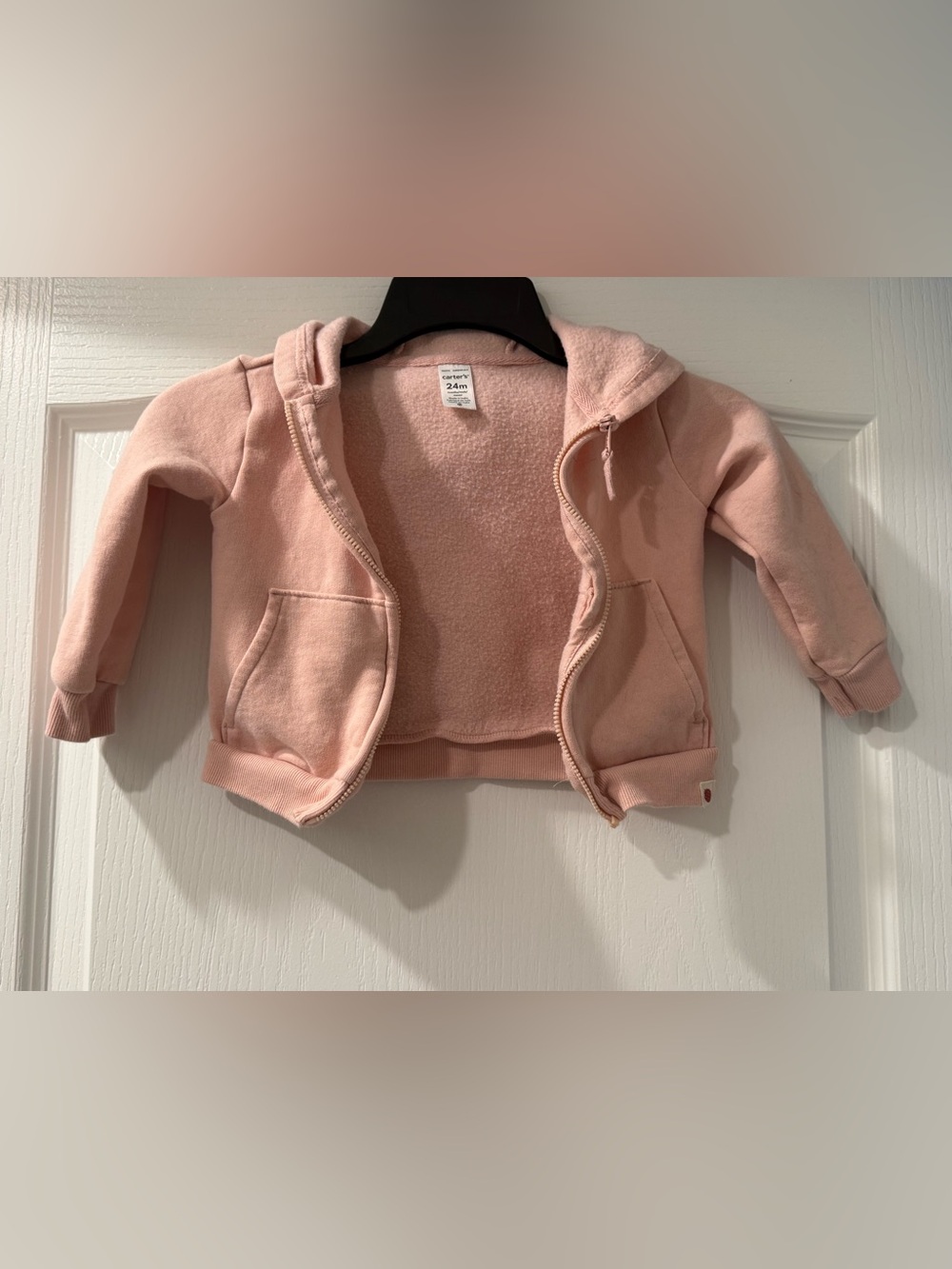 Carter’s Pink Zip Up Sweater - 24 Months